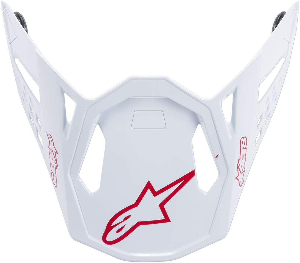 ALPINESTARS Supertech M10 Visor - Dyno - Red/Gloss White 8981319-2180