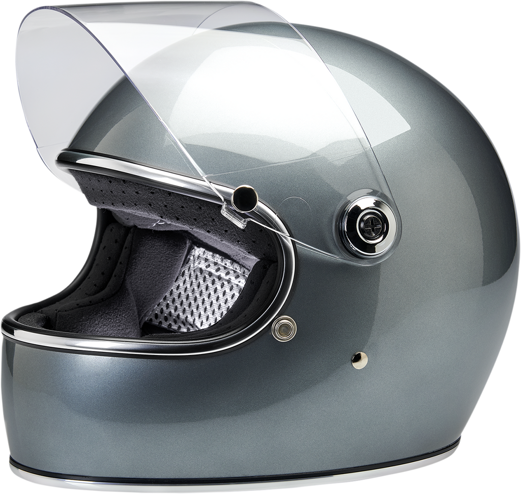 BILTWELL Gringo S Helmet - Metallic Sterling - Large 1003-340-104