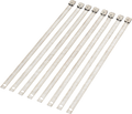 MOOSE RACING Cable Tie - Silver - 8" - 8 Pack 304-0509