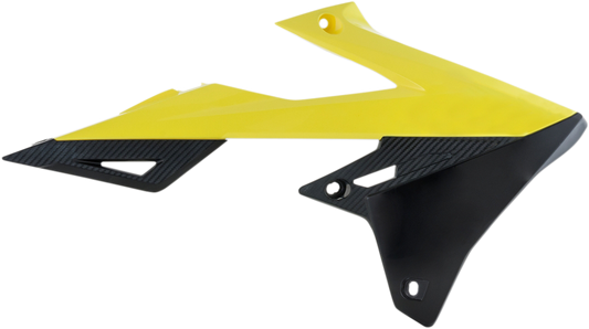 ACERBIS Radiator Shrouds - Yellow/Black 2686491017