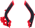 ACERBIS X-Grip Frame Guards - Red/Black 2733451018