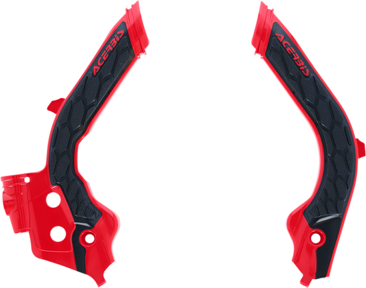 ACERBIS X-Grip Frame Guards - Red/Black 2733451018