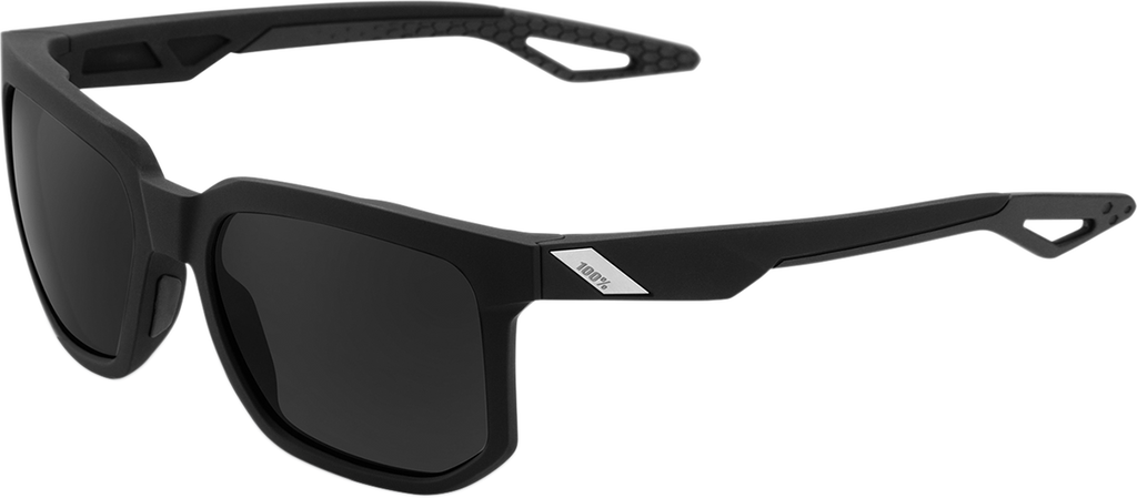 100% Centric Sunglasses - Matte Black - Smoke 61027-019-57