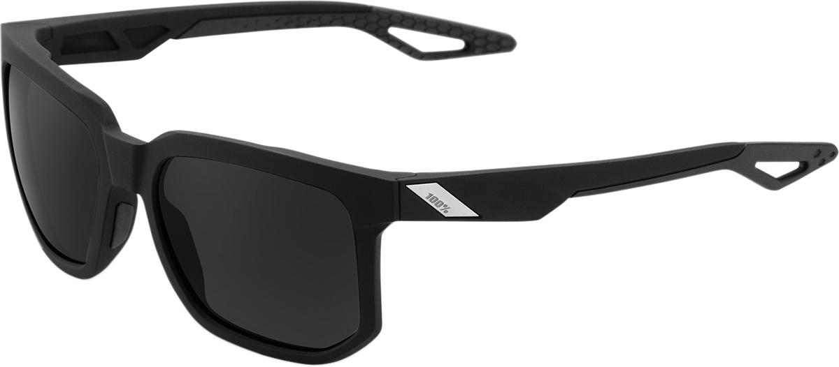 100% Centric Sunglasses - Matte Black - Smoke 61027-019-57