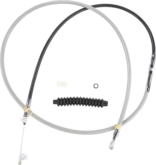 DRAG SPECIALTIES Clutch Cable - Braided 5322414HE