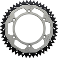 MOOSE RACING Dual Sprocket - Silver - 49 Tooth 1210-210-49-11X