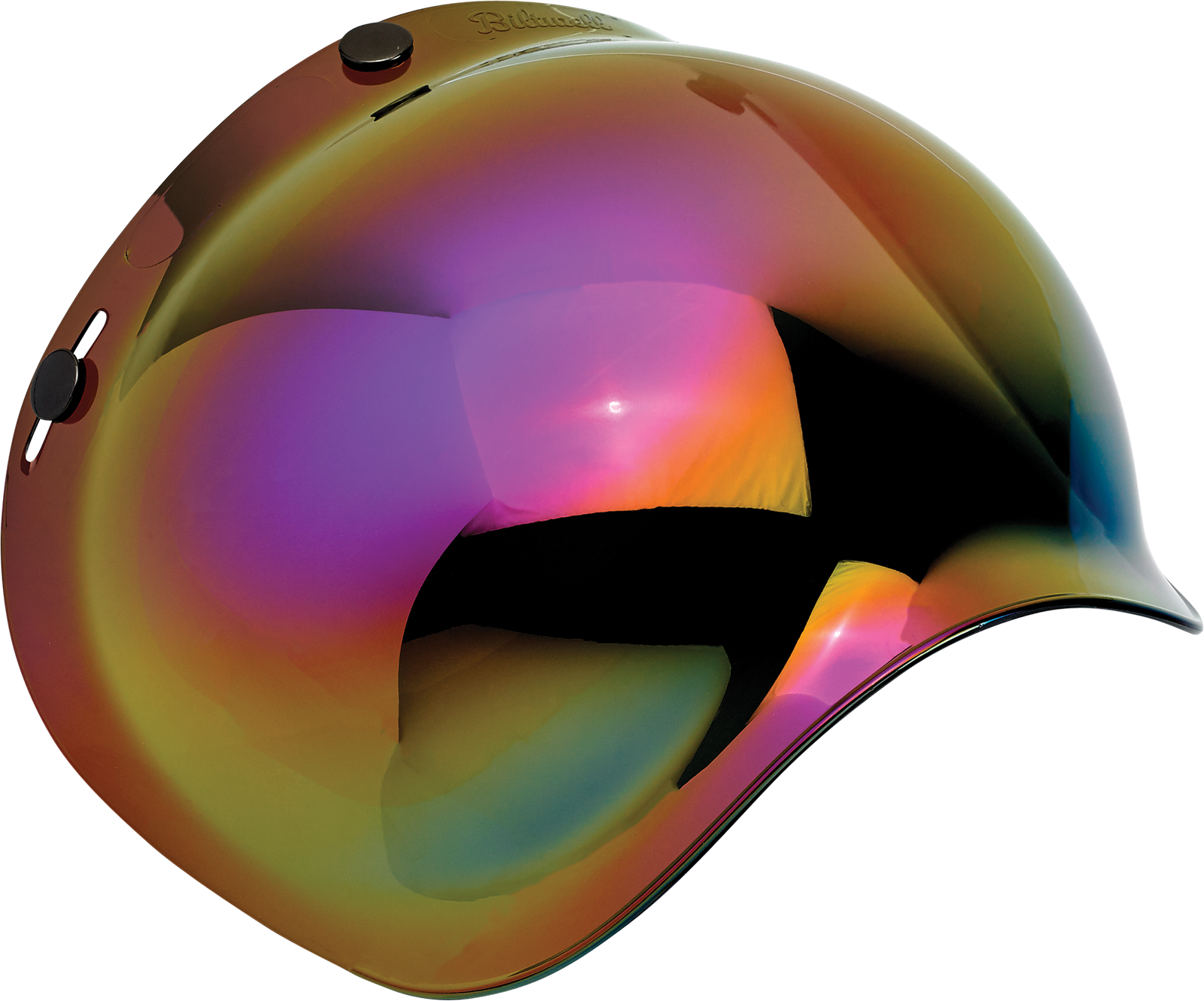 BILTWELL Bubble Shield - Rainbow Mirror 2001-223