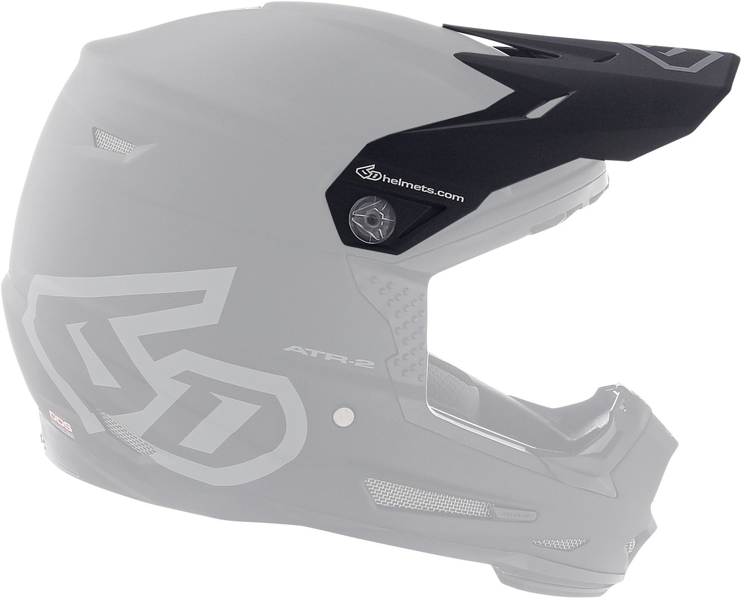 6D ATR-2Y Visor - Matte Black 72-4114