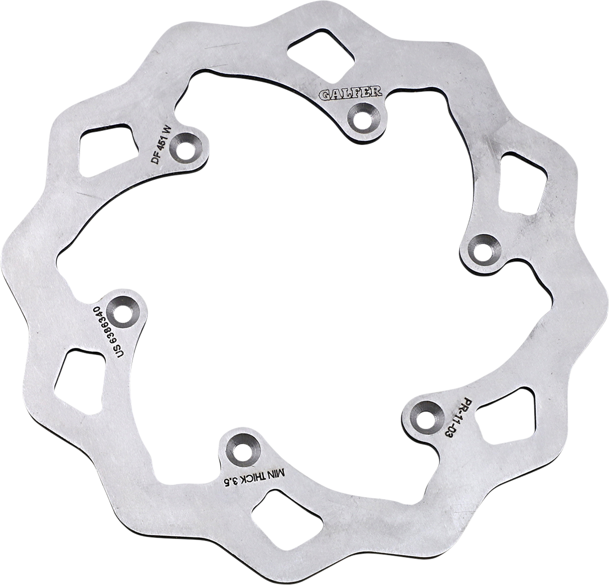 GALFER Wave® Rotor - Rear - Yamaha DF451W