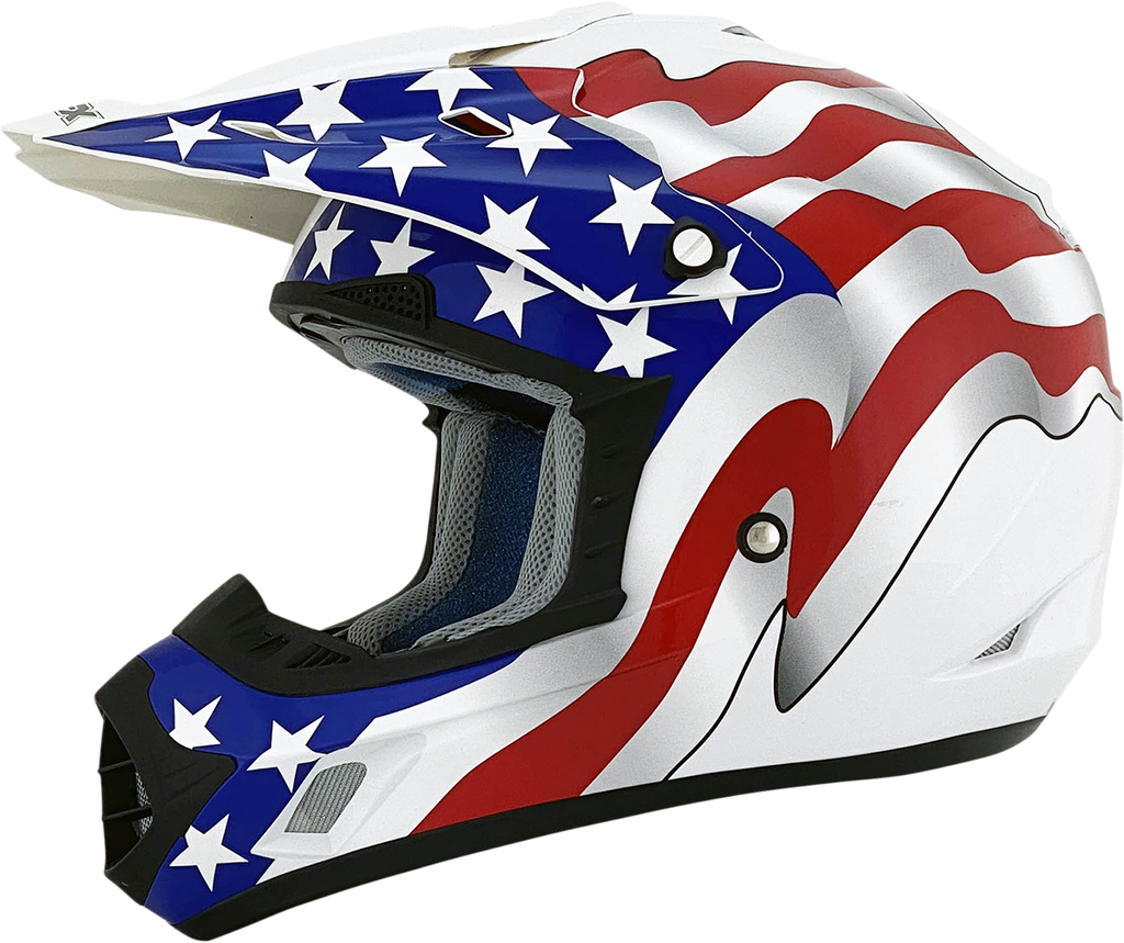 AFX FX-17 Helmet - Flag - White - 4XL 0110-7634