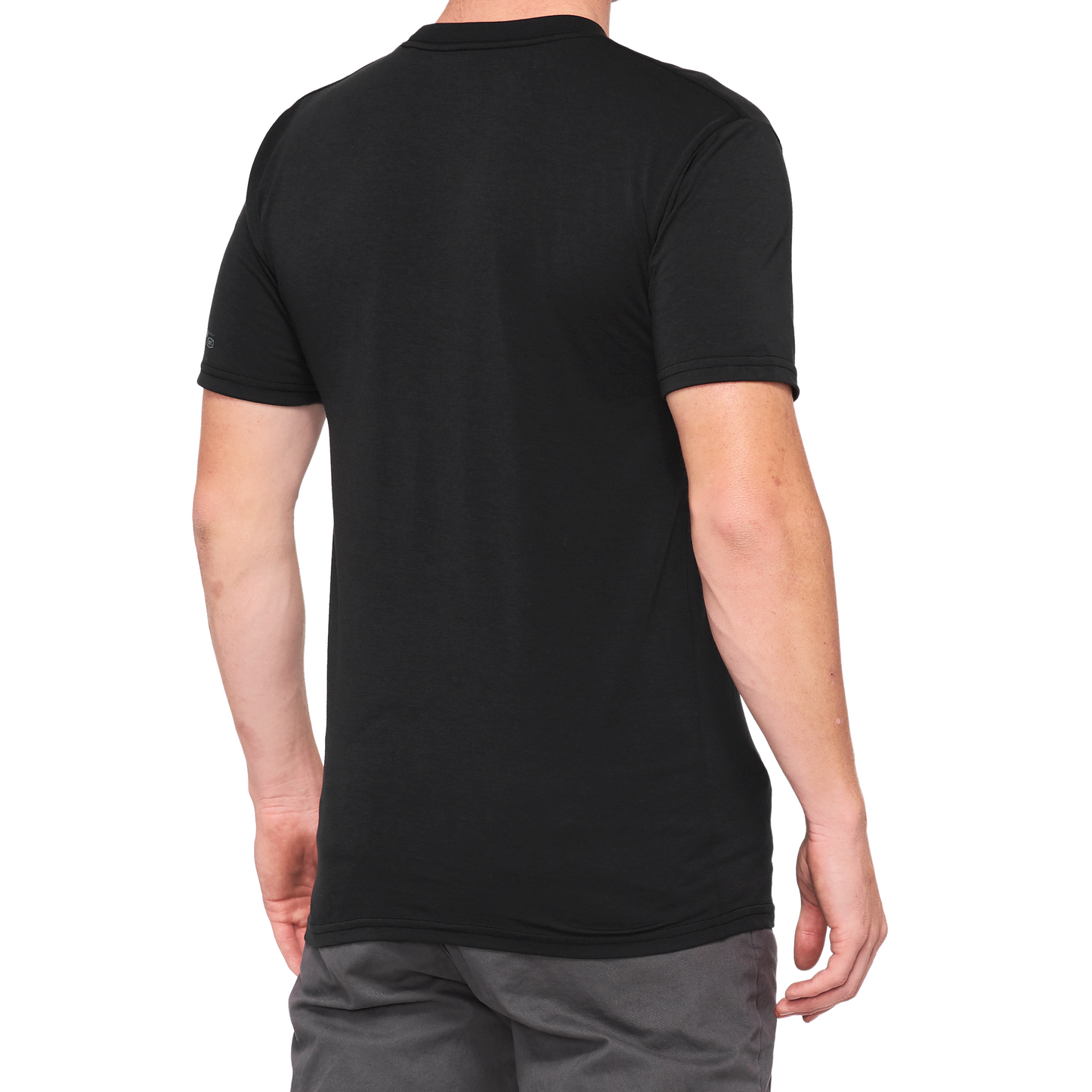 100% Tech Helm T-Shirt - Black - Small 35017-001-10