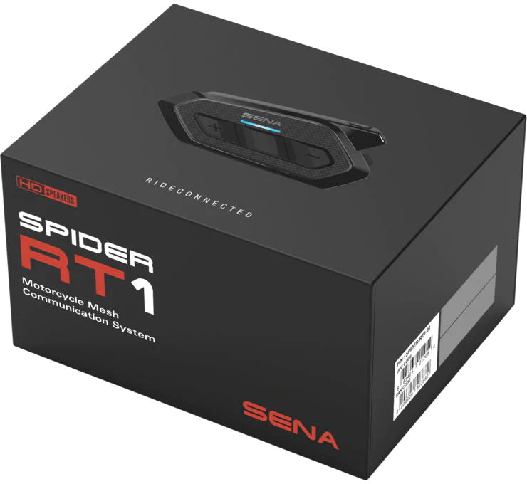 Sena Spider RT1 Low Profile Motorcycle Mesh Communication System Dual Pack