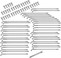 DRAG SPECIALTIES Spoke Set - Front/Rear - Chrome - 6-13/16" ACTUALLY 6 13/16" LONG 16-0516-BC629