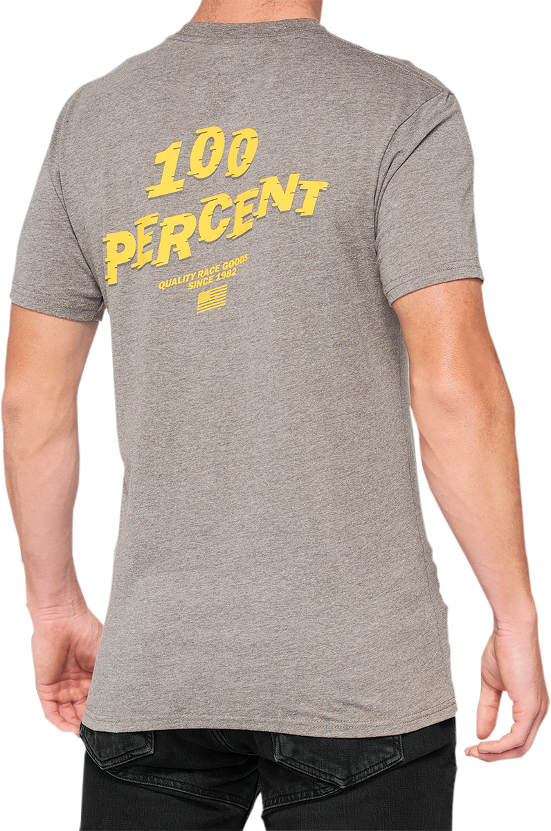 100% Dakota T-Shirt - Heather Gray - Medium 32130-188-11