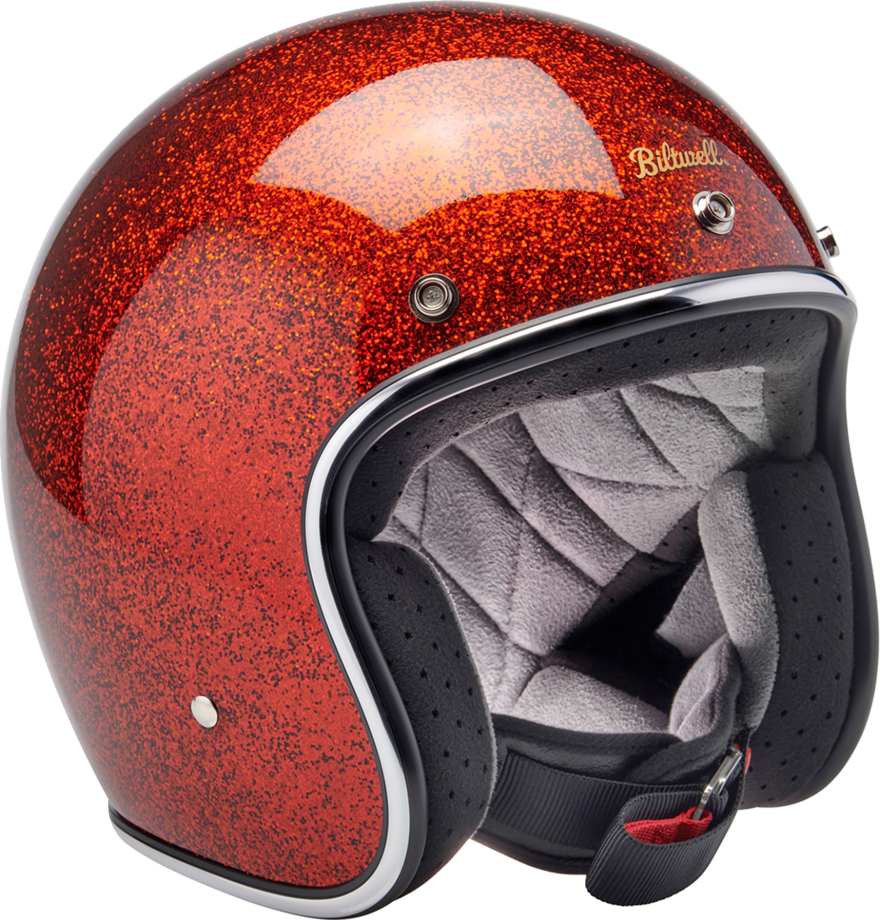 BILTWELL Bonanza Helmet - Rootbeer Megaflake - Small 1001-457-202