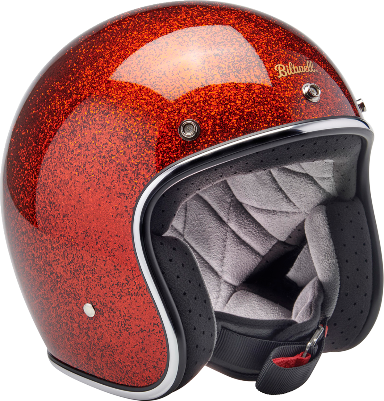 BILTWELL Bonanza Helmet - Rootbeer Megaflake - Medium 1001-457-203