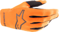 ALPINESTARS Youth Radar Gloves - Hot Orange/Black - Medium 3541824-411-M