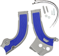 ACERBIS X-Grip Frame Guards - Silver/Blue 2374261404