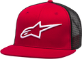 ALPINESTARS Corp Trucker Hat - Red/Black - One Size 1025810033010OS