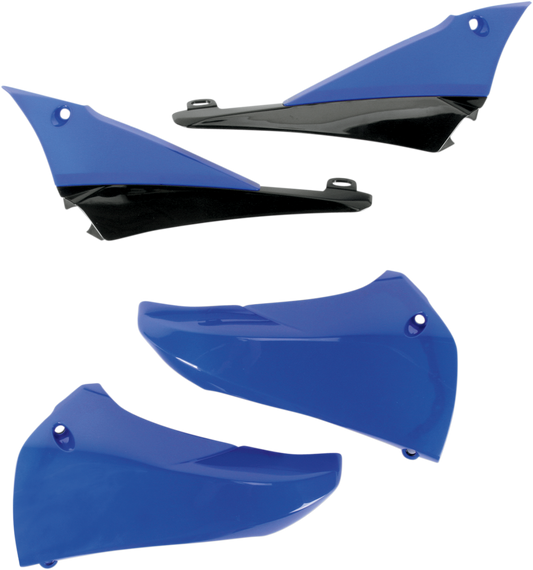 UFO Upper Radiator Shrouds - Blue/Black YA04823-089