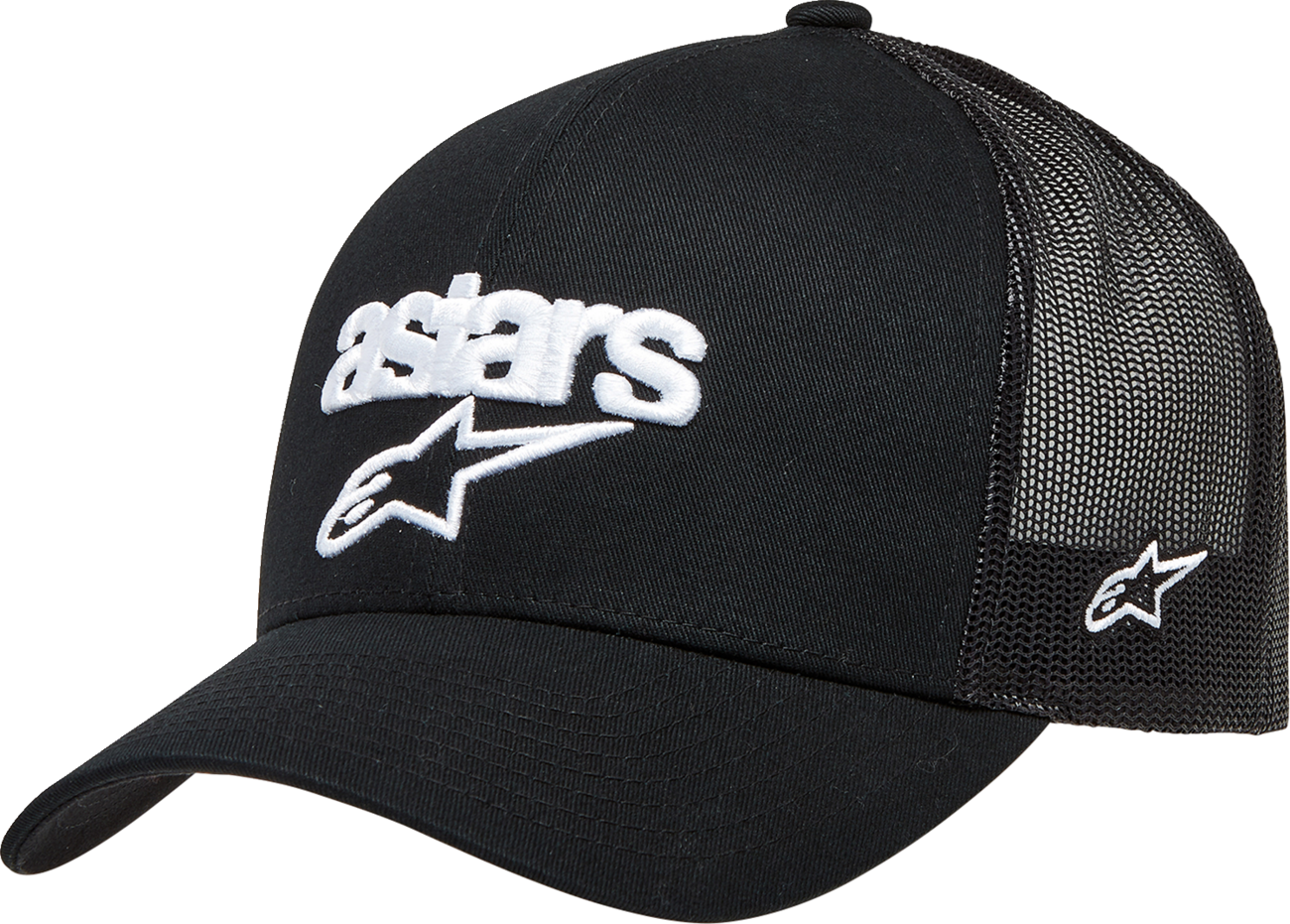 ALPINESTARS Pedigree Hat - Black/White - One Size 1232-81040-1020