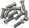 DRAG SPECIALTIES Bolts - Button-Head - 1/4"-28 x 1" MPB421