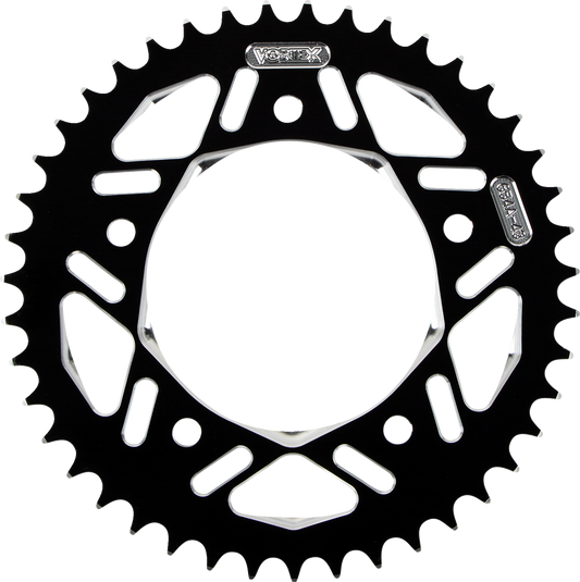 VORTEX Aluminum Sprocket - Black - Rear - 43 Tooth 654AZK-43