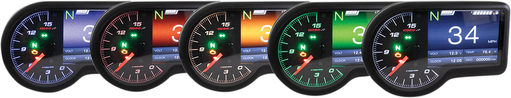 KOSO NORTH AMERICA RX-3 Gauge - Black BA071000