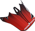 MOOSE RACING F.I. Agroid Visor Kit - Red/Black 0132-1412