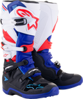 ALPINESTARS Tech 7 Boots - Black/Blue/Red/White - US 10 2012014-1732-10