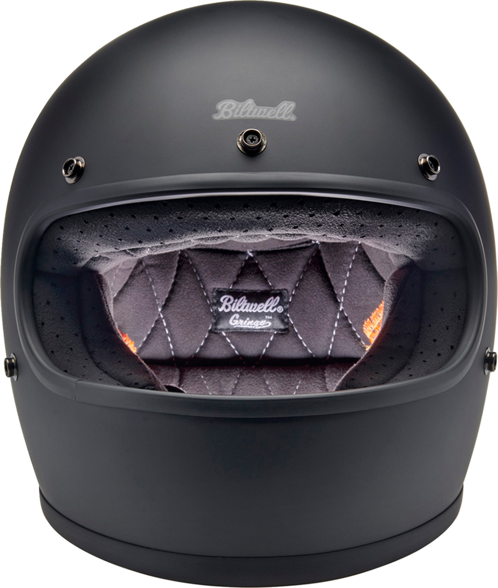 BILTWELL Gringo Helmet - Flat Black - Large 1002-201-504