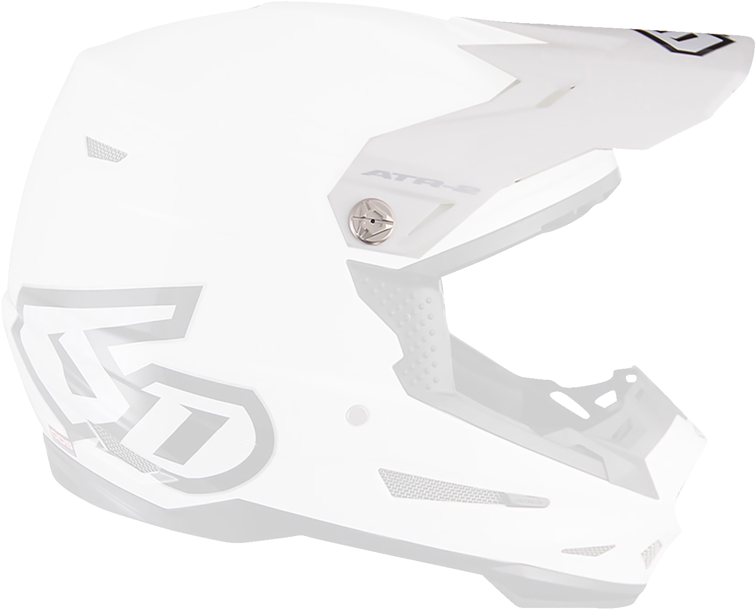 6D ATR-2Y Visor - Gloss White 72-4115