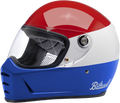 BILTWELL Lane Splitter Helmet - Gloss Podium Red/White/Blue - Small 1004-549-102