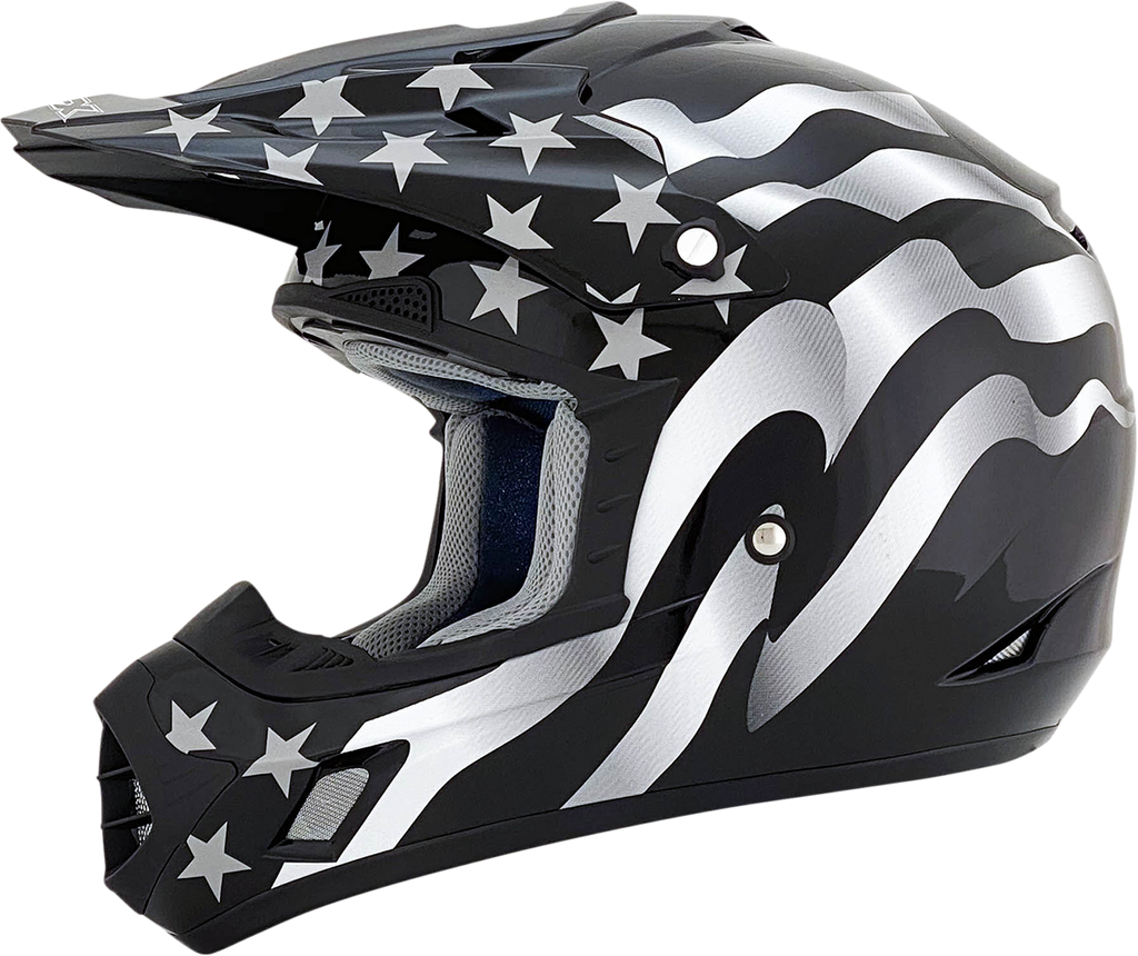 AFX FX-17 Helmet - Flag - Stealth - 2XL 0110-2367