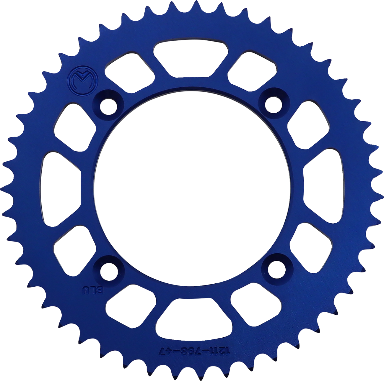 MOOSE RACING Rear Sprocket - 47 Tooth - Suzuki/Yamaha 1211-798-47-12