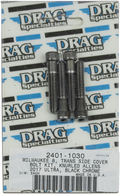 DRAG SPECIALTIES Transmission Cover Bolt Kit - Black/Chrome - M8 MK782BK