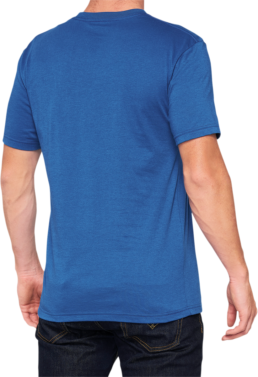 100% Official T-Shirt - Blue - Large 32017-002-12