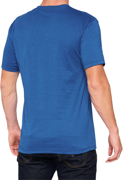 100% Official T-Shirt - Blue - Large 32017-002-12