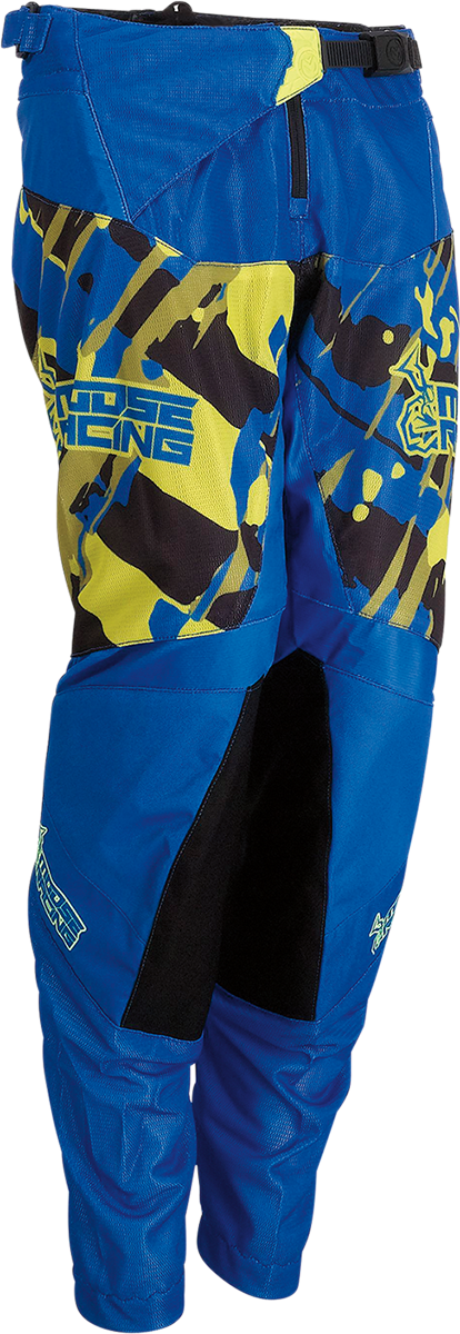 MOOSE RACING Youth Agroid Pants - Blue/Hi Vis - 18 2903-2165