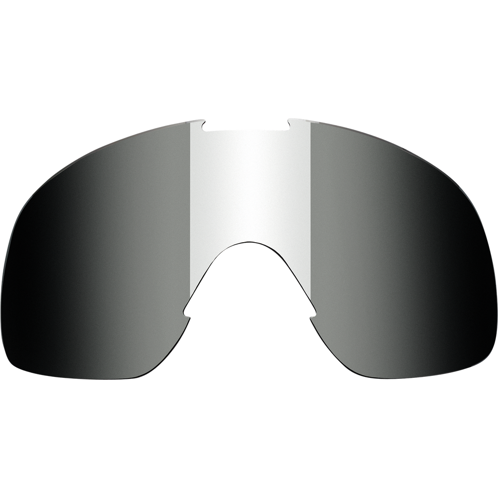 BILTWELL Overland Goggle Lens - Chrome/Smoke Mirror 2112-21