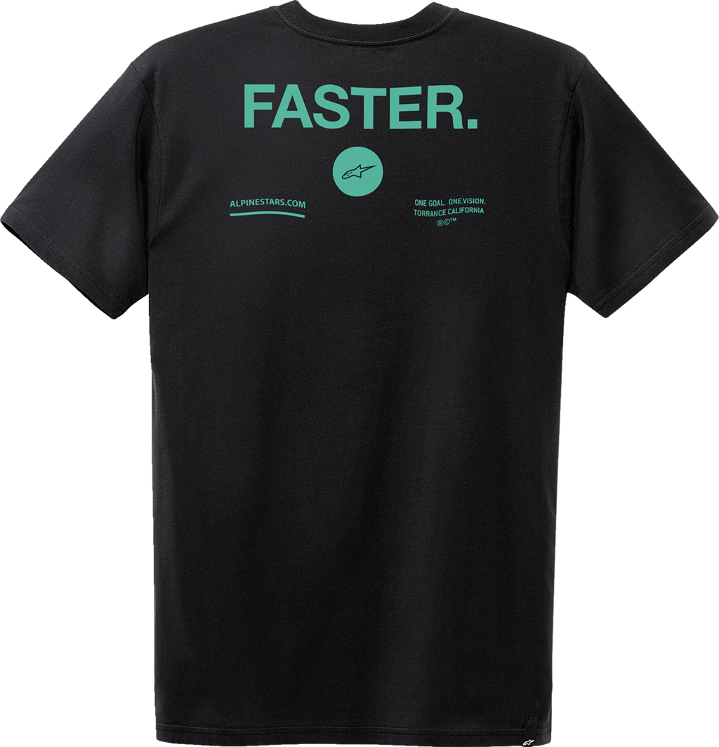 ALPINESTARS Faster T-Shirt - Black - 2XL 1232-72208-102X