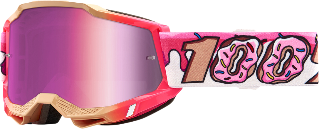 100% Accuri 2 Goggles - Donut - Pink Mirror 50014-00007