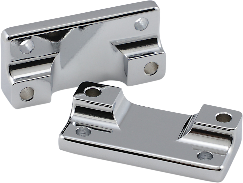 DRAG SPECIALTIES Fender-To-Fork Adapters - Chrome 221280