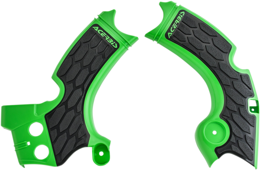 ACERBIS X-Grip Frame Guards - Green/Black N/F 15-18 KX450F>05051370 2657591089