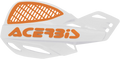 ACERBIS Handguards - Uniko - Vented - White/Orange 2072671088