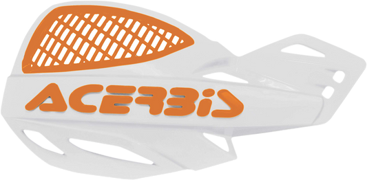 ACERBIS Handguards - Uniko - Vented - White/Orange 2072671088