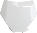 UFO Front Number Plate - 2020 White KT04094042