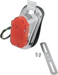 DRAG SPECIALTIES Tombstone Taillight/License Plate Mount - Top Tag - Red Lens L24-0425LED