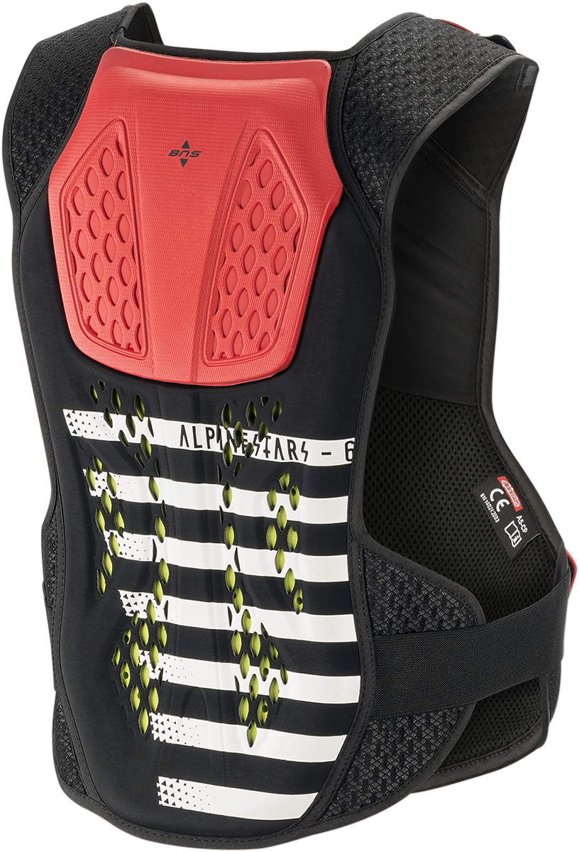 ALPINESTARS Sequence Chest Protector - Black/White/Red - M/L 6701819-123-ML