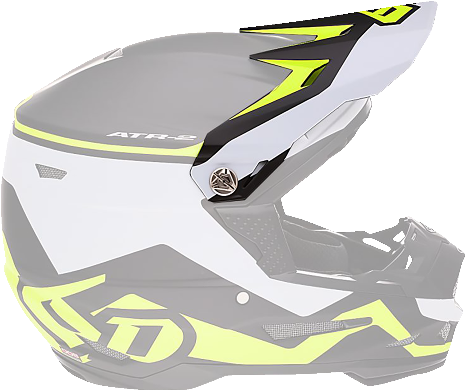 6D ATR-2 Visor - Drive - Neon Yellow 72-6097
